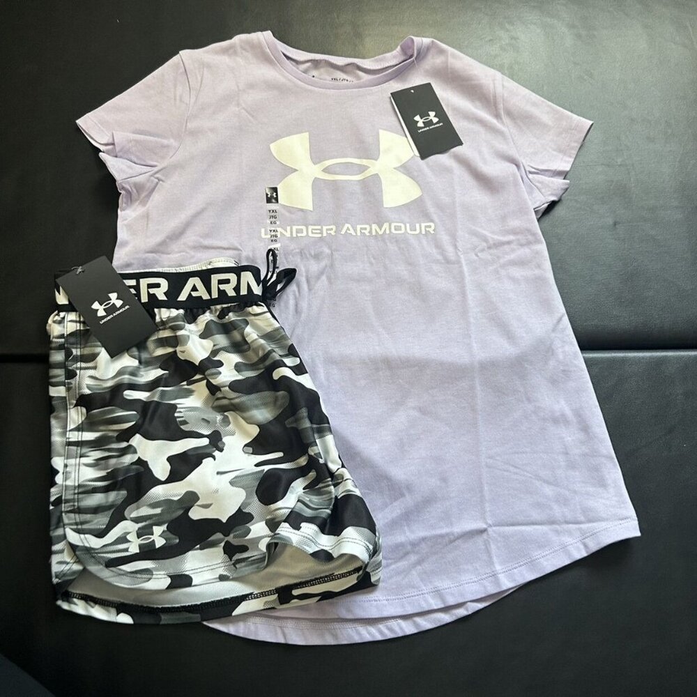 NWT Under Armour Athletic Set Girls Youth Size XL